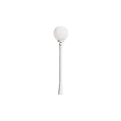 lampehoved ARCTURUS E27 IP23, opal, hvid