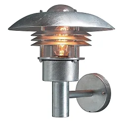 Udendørs wall luminaire MODENA up E27 IP44, stål, gennemsigtig