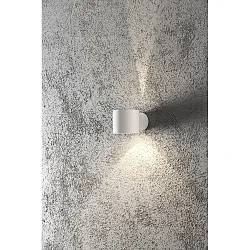 Udendørs wall luminaire MODENA up / down G9 IP44, gennemsigtig, hvid