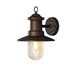 Udendørs wall luminaire NAPOLI E27 IP44, rust