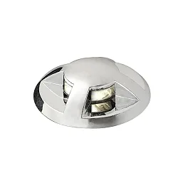 3pc. extension set of Mini LED in-ground spots zu KON-7467-000, shines to the side, plastic verchromt / clear glass