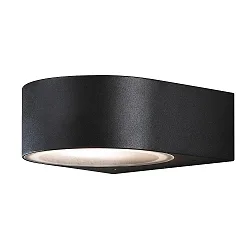 Udendørs wall luminaire TERAMO up / down E27 IP44, opal, sort
