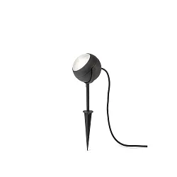Jordspydslampe LECCA svingbar IP44, sort 