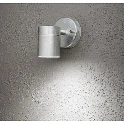 Udendørs wall luminaire MODENA GU10 IP44, stål, gennemsigtig