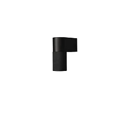 outdoor wall luminaire TEMI down, cylindrical GU10 IP54, black dimmable