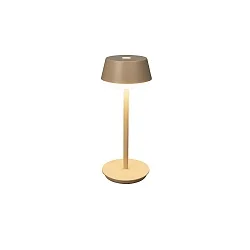 Batteri bordlampe LYON med USB tilslutning, CCT Switch, RGB, med touch-dæmper IP54, sandy dæmpbar