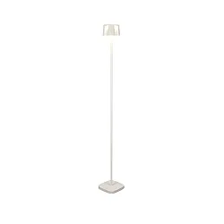 Batteri standerlampe NICE firkantet, med USB tilslutning, CCT Switch, med touch-dæmper IP54, hvid dæmpbar