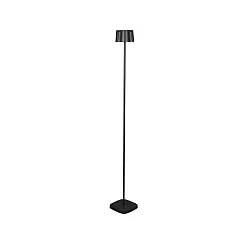 Batteri standerlampe NICE firkantet, med USB tilslutning, CCT Switch, med touch-dæmper IP54, sort dæmpbar