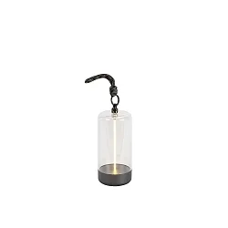 battery table lamp EDISON XS USB IP54, anthracite dimmable