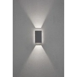 Udendørs wall luminaire CEREMONA up / down, justerbar IP54, antracit, gennemsigtig 