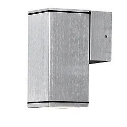 Outdoor wall luminaire MONZA, GU10 max. 35W, anodised aluminium / clear glass