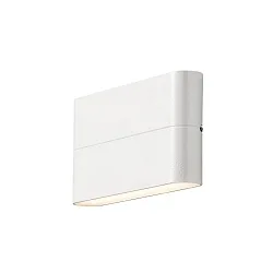 Udendørs wall luminaire CHIERI up / down IP54, opal, hvid 