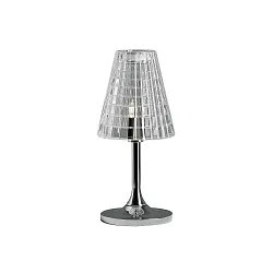 Bordlampe FLOW G9 IP20, chrom, klar, poleret 