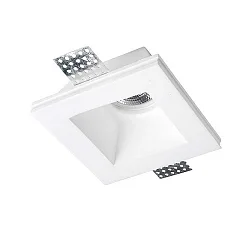 Spot GES RECESSED SQUARE GU5,3 IP23, hvid