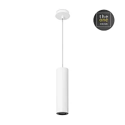 Pendel PIPE 30CM cylindrisk, lang GU10 IP20, hvid dæmpbar