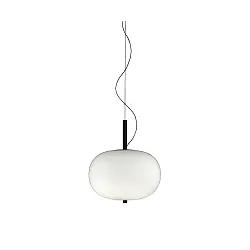 Pendel ILARGI LED IP20, træ mørk dæmpbar