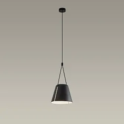 Pendel ATTIC konisk E27 IP20, sort