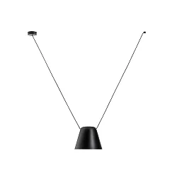 Pendel ATTIC V konisk E27 IP20, sort