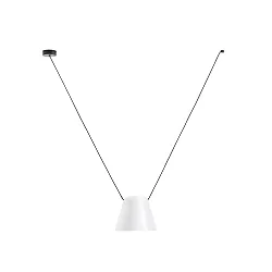 Pendel ATTIC V konisk E27 IP20, hvid