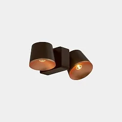 wall and ceiling luminaire DRONE DOUBLE LED 2 flames IP20, dimmable