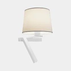 Væg- og Loftlampe HALL SLIM LED E27, skærm excl, hvid
