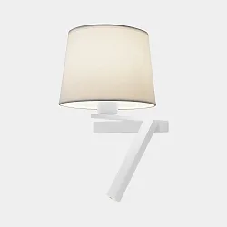Væg- og Loftlampe HALL SLIM LED E27, skærm excl, hvid