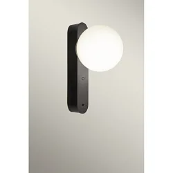 Væglampe PERLINA WALL USB-C med USB tilslutning, CCT Switch, med touch-dæmper IP20, sort dæmpbar