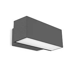 outdoor wall luminaire AFRODITA LED DOUBLE EMISSION - 30CM up / down IP66, anthracite dimmable