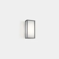 Væg- og Loftlampe SKAT MINI 200MM flad, slagfast, on/off IP65, grå 
