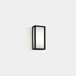 Væg- og Loftlampe SKAT MINI 200MM flad, slagfast, on/off IP65, sort 