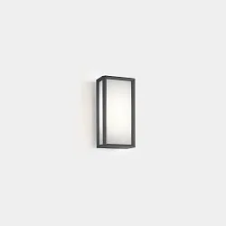 Udendørs wall luminaire SKAT MINI 200MM flad, slagfast, on/off IP65, antracit 