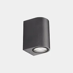 Udendørs wall luminaire EKO SINGLE EMISSION GU10 down GU10 IP66, antracit dæmpbar