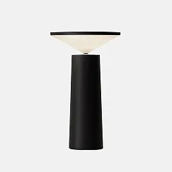 Bordlampe COCKTAIL LED med touch-dæmper, konisk IP20, sort dæmpbar