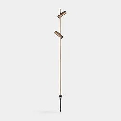 Jordspydslampe JUNCUS 2 HEADS 2-flammer IP66, brun