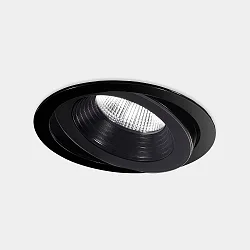 Indbygnings loftlampe DAKO ADJUSTABLE 200MM svingbar, inkl. strømforsyning, omskiftelig IP66, sort 
