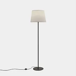 Standerlampe METRICA ROUND E27, skærm excl, sort