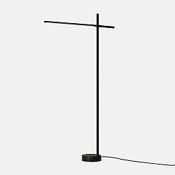 Standerlampe TUBS LED, sort dæmpbar