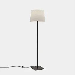 Standerlampe METRICA SQUARE E27, skærm excl, sort