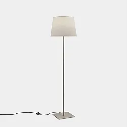 Standerlampe METRICA SQUARE E27, skærm excl, nikkel