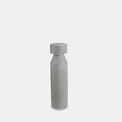 Pælelampe ROW LED IP65, opal, beton grå