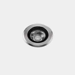 Gulvindbygningslampe MAX ROUND LED 75MM IP65, rustfrit stål