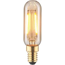 Glødepære T25 TUBE GOLD omskiftelig T25 klar E14 2,5W 180lm 1800K 320° CRI 80-89 