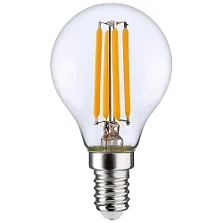 LED Filament Lyskilde dråbeformet P45, E14, 4,5W, 2700K, 470lm