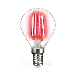 Dekorativ glødelampe P45 E14 4W 