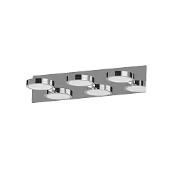 Spejllampe AQUA ONNA 3-flammer, CCT Switch, omskiftelig GX53 IP44, chrom
