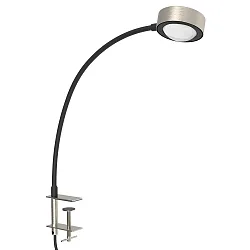 Bordlampe POWERLENS FLEX bøjelig GX53 IP20, mat, satin, titan