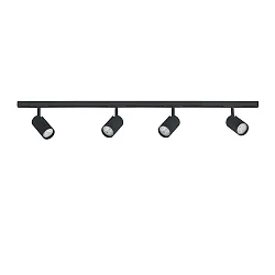 1-faset spot DESIGNLINE TUBE KIT sæt med 4 GU10, sort