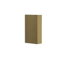 outdoor wall luminaire SLIM FLEX up / down IP65, gold dimmable