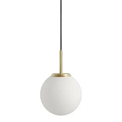 Pendel PALLA IP20, messing, sort dæmpbar