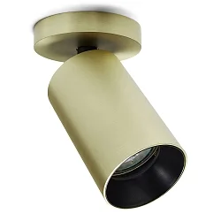 Spot SPOTON CIRCLE 1 svingbar, drejelig GU10 IP20, messing